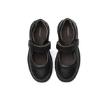 School Shoes - EVERAU® Senior Black Leather School Shoes Chris