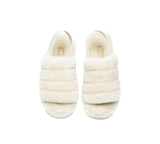 Slides - AS UGG Women Fluffy Slides Puffy