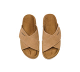 Slides - EVERAU® Adjustable Crossover Slip-on Summer Slides Lilac