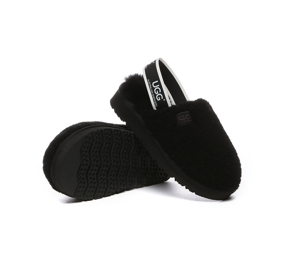 Slides - UGG Kids Fluffy Slides Slingback Kamari