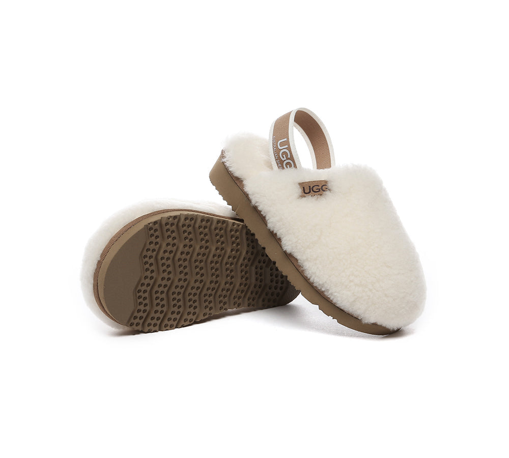 Slides - UGG Kids Fluffy Slides Slingback Kamari