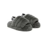 Slides - UGG Kids Fluffy Slides Slingback Puffy