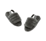 Slides - UGG Kids Fluffy Slides Slingback Puffy
