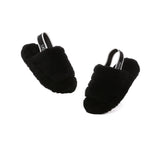 Slides - UGG Kids Fluffy Slides Slingback Puffy