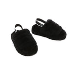 Slides - UGG Kids Fluffy Slides Slingback Puffy