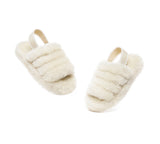 Slides - UGG Kids Fluffy Slides Slingback Puffy
