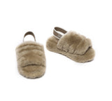Slides - UGG Kids Fluffy Slides Slingback Puffy