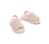 Slides - UGG Kids Fluffy Slides Slingback Puffy
