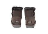 UGG Boots - UGG Boots Australia Premium Double Face Sheepskin Mini Button Boots