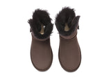 UGG Boots - UGG Boots Australia Premium Double Face Sheepskin Mini Button Boots