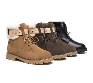 UGG Boots - UGG Women Lace Up Fashion Boots Martin