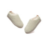 UGG Slippers - EVERAU® UGG Sheepskin Wool Plush Ankle Slippers Teddycozy