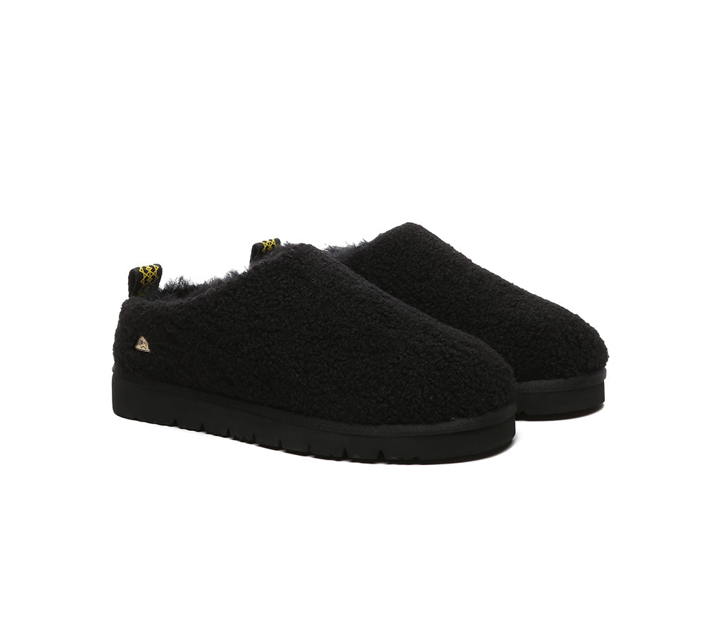 UGG Slippers - EVERAU® UGG Sheepskin Wool Plush Ankle Slippers Teddycozy
