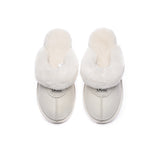 UGG Slippers - UGG Slippers Double Face Sheepskin Unisex Waffle Scuff