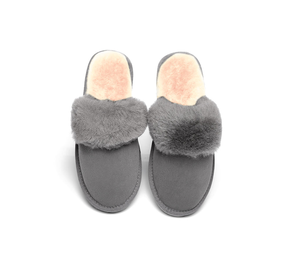 UGG Slippers - Urban UGG® Australian Made Sheepskin Wool Collar Scuff Slippers