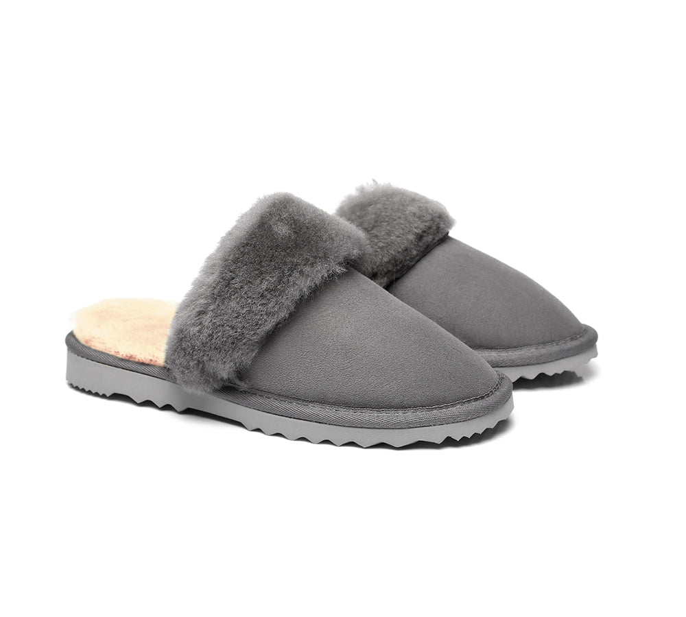UGG Slippers - Urban UGG® Australian Made Sheepskin Wool Collar Scuff Slippers