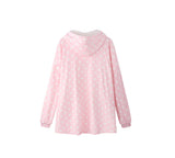 Apparel - Reversible Hoodie Blanket Unisex Pink Polka Dot