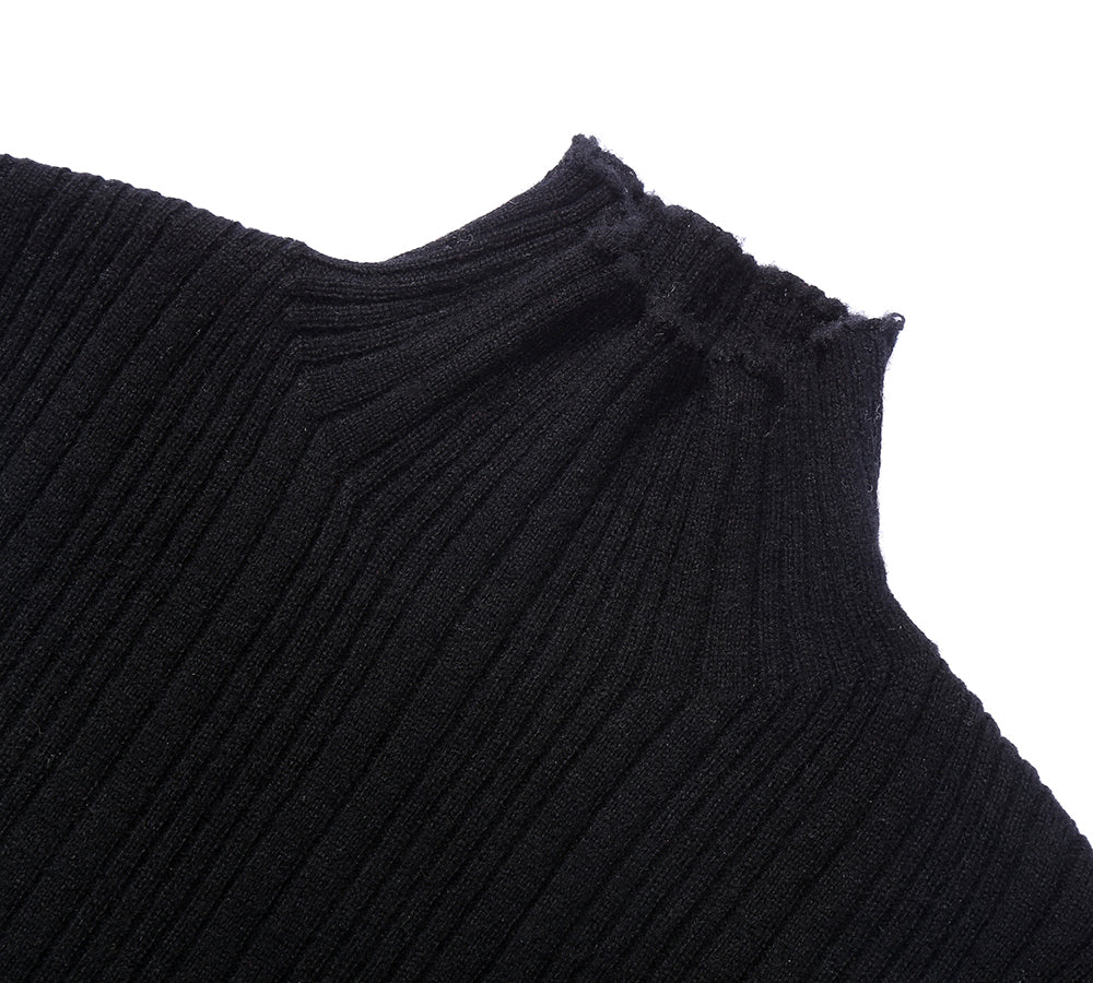 Apparel - TA Women Wool Knitwear Half Turt