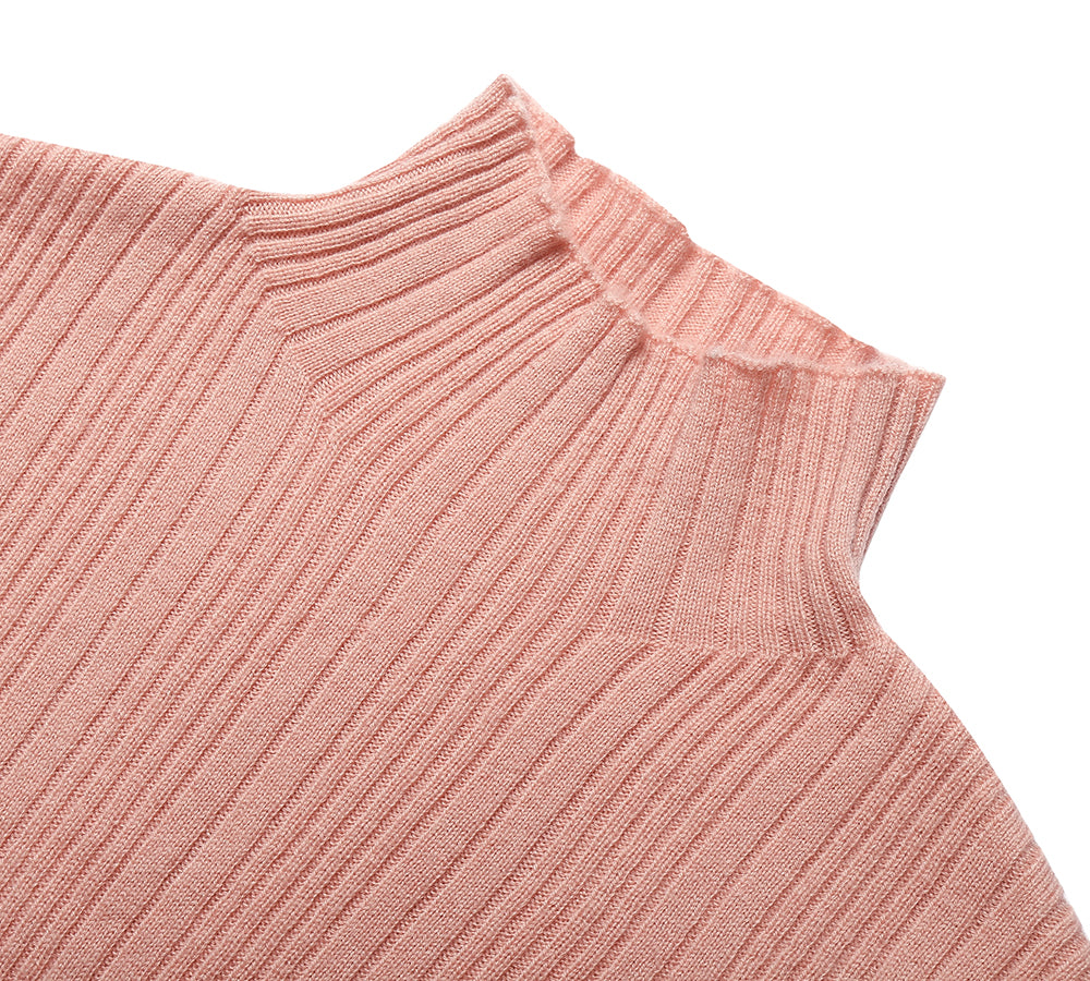 Apparel - TA Women Wool Knitwear Half Turt