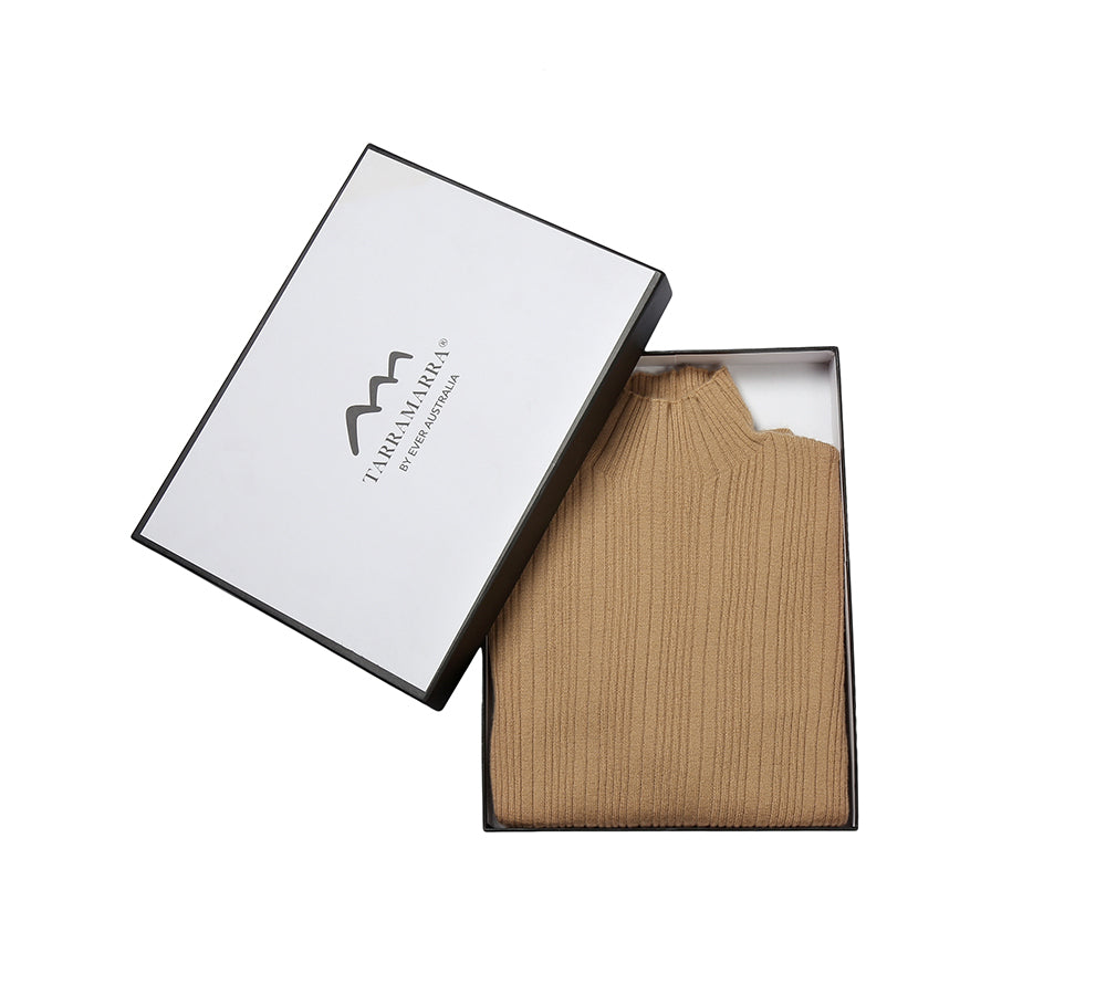 Apparel - TA Women Wool Knitwear Half Turt