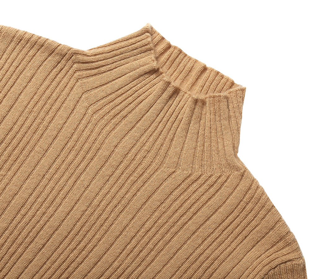 Apparel - TA Women Wool Knitwear Half Turt
