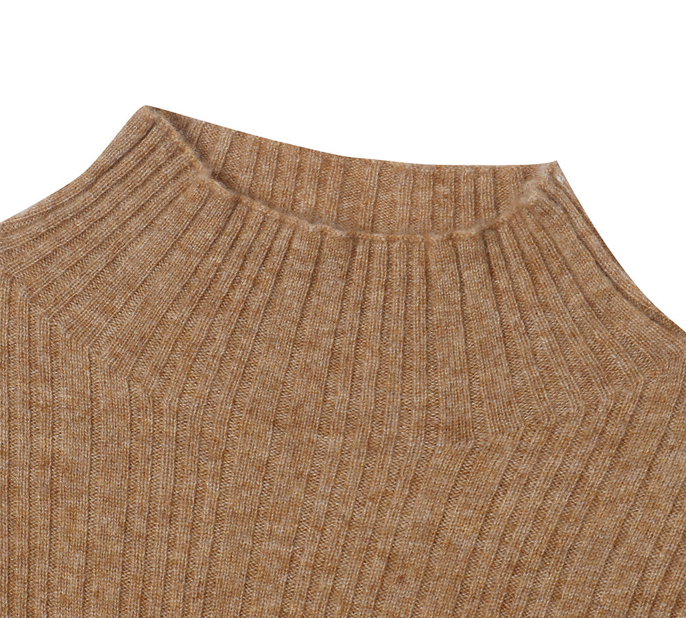 Apparel - TA Women Wool Knitwear Half Turt