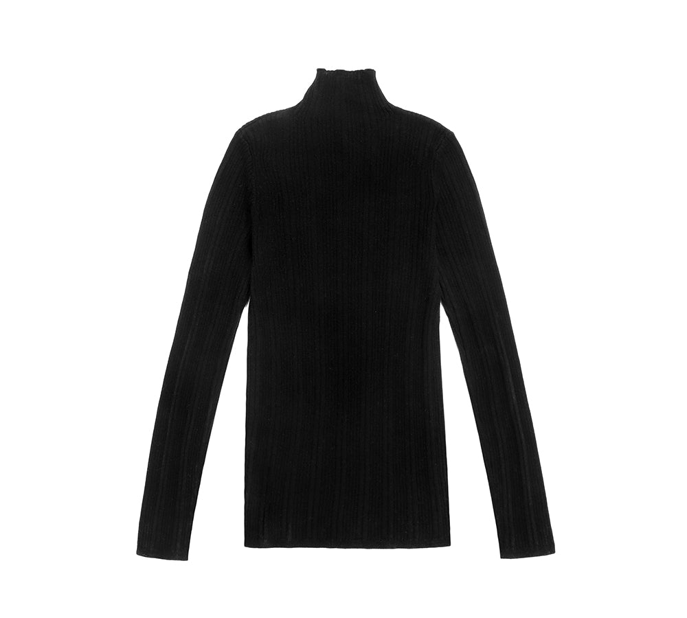 Apparel - TA Women Wool Knitwear Half Turt