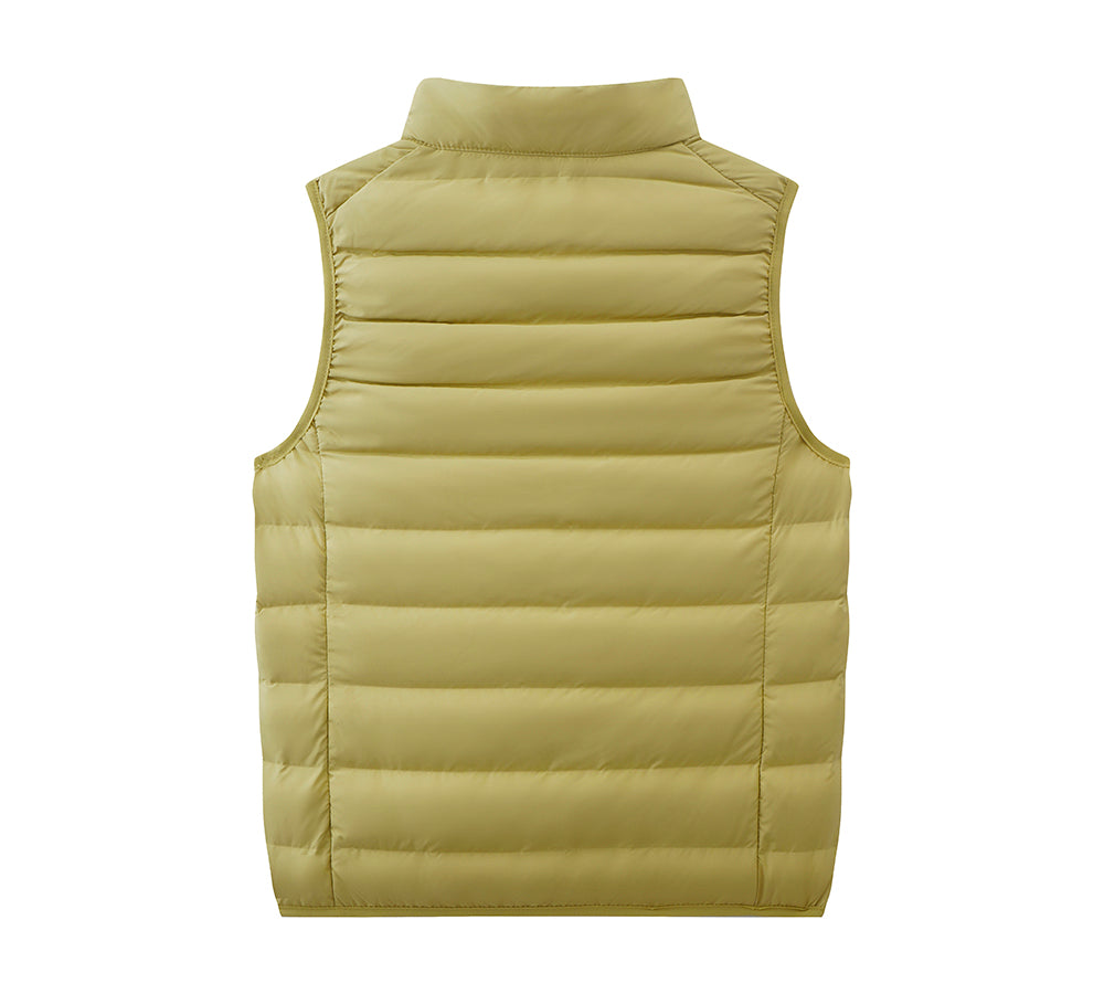 Apparel - Ultra-Light White Duck Down Vest Women Beverley