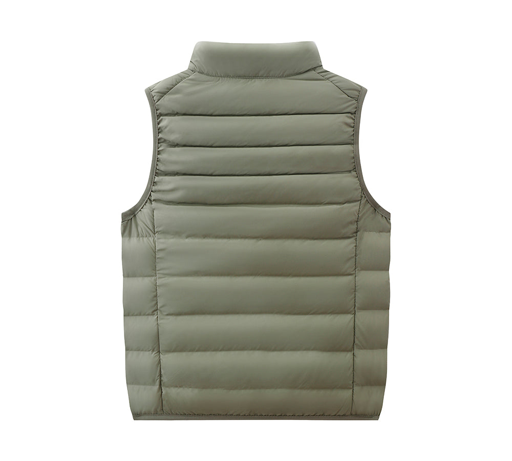 Apparel - Ultra-Light White Duck Down Vest Women Beverley