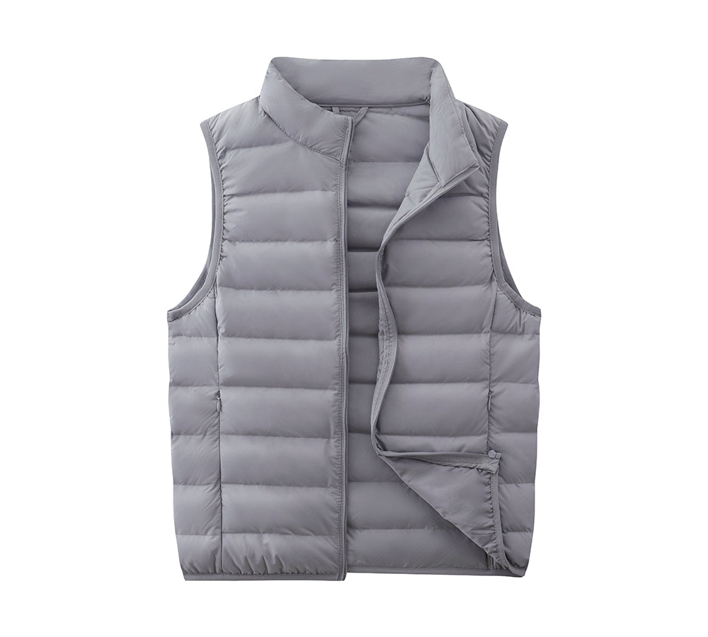 Apparel - Ultra-Light White Duck Down Vest Women Beverley