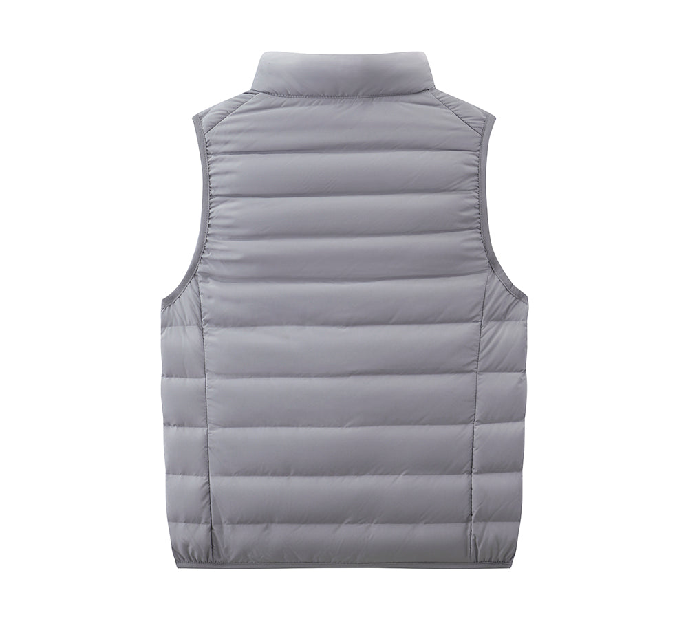 Apparel - Ultra-Light White Duck Down Vest Women Beverley