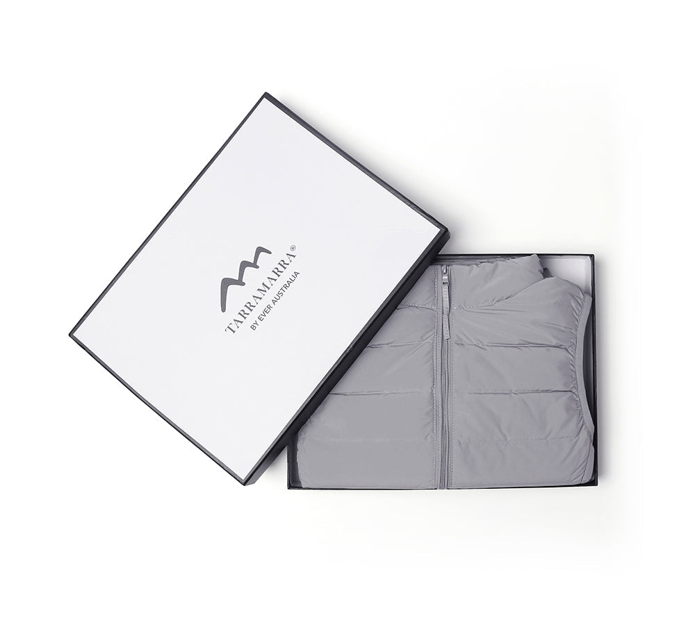 Apparel - Ultra-Light White Duck Down Vest Women Beverley