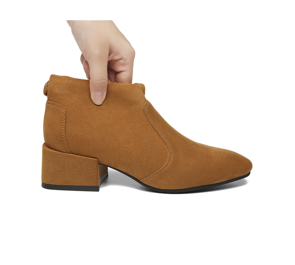 Fashion Boots - Ankle Sock Microsuede Boots Women Kenia