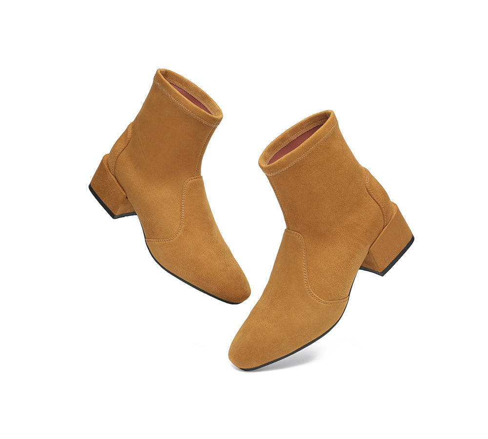 Fashion Boots - Ankle Sock Microsuede Boots Women Kenia