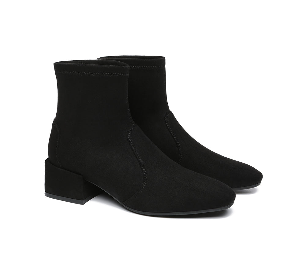 Fashion Boots - Ankle Sock Microsuede Boots Women Kenia