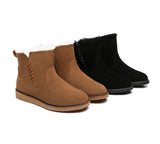 Fashion Boots - TA Cadence Women's Ankle Boots Suede Ugg Fashion Boots