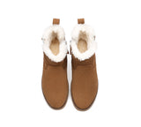 Fashion Boots - TA Cadence Women's Ankle Boots Suede Ugg Fashion Boots