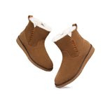 Fashion Boots - TA Cadence Women's Ankle Boots Suede Ugg Fashion Boots