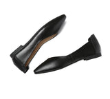 Flats - Pointed Toe Leather Ballet Flats Women Everly