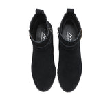 Leather Boots - Leather Zipper Ankle Heel Boots Women Vica