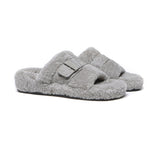 Slides - Curly Sheepskin Wool Slides Women Croft