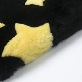 UGG Boots - Kids Koala/Star Moon/Rocket/Chessboard/Kangaroo Graphic Pattern Wool Cushion