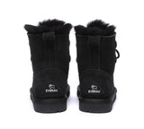 UGG Boots - Lace-up Sheepskin Boots Women Short Stark