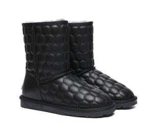 UGG Boots - Nappa Sheepskin Short Boots Women Howey