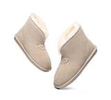 UGG Slippers - AS UGG Unisex Ankle Slipper Parker Double-face Sheepskin