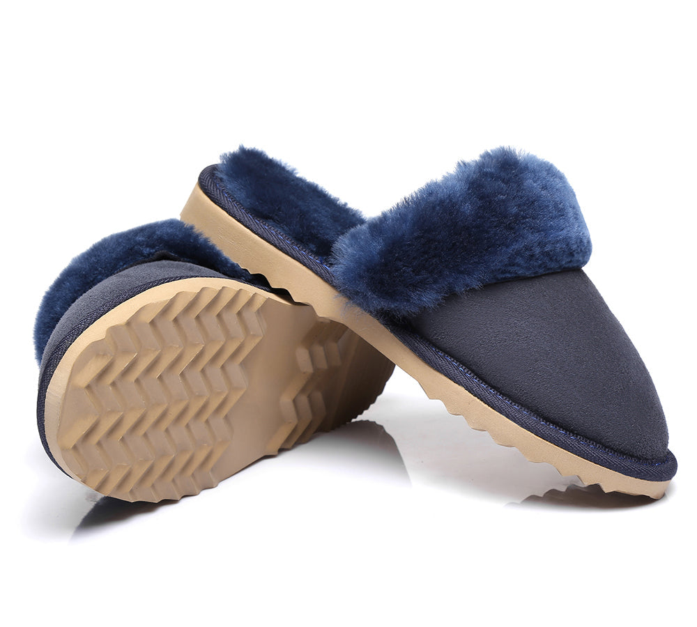 UGG Slippers - Australian Made Sheepskin Collar Scuff Unisex Urban