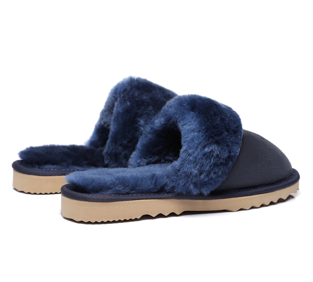 UGG Slippers - Australian Made Sheepskin Collar Scuff Unisex Urban