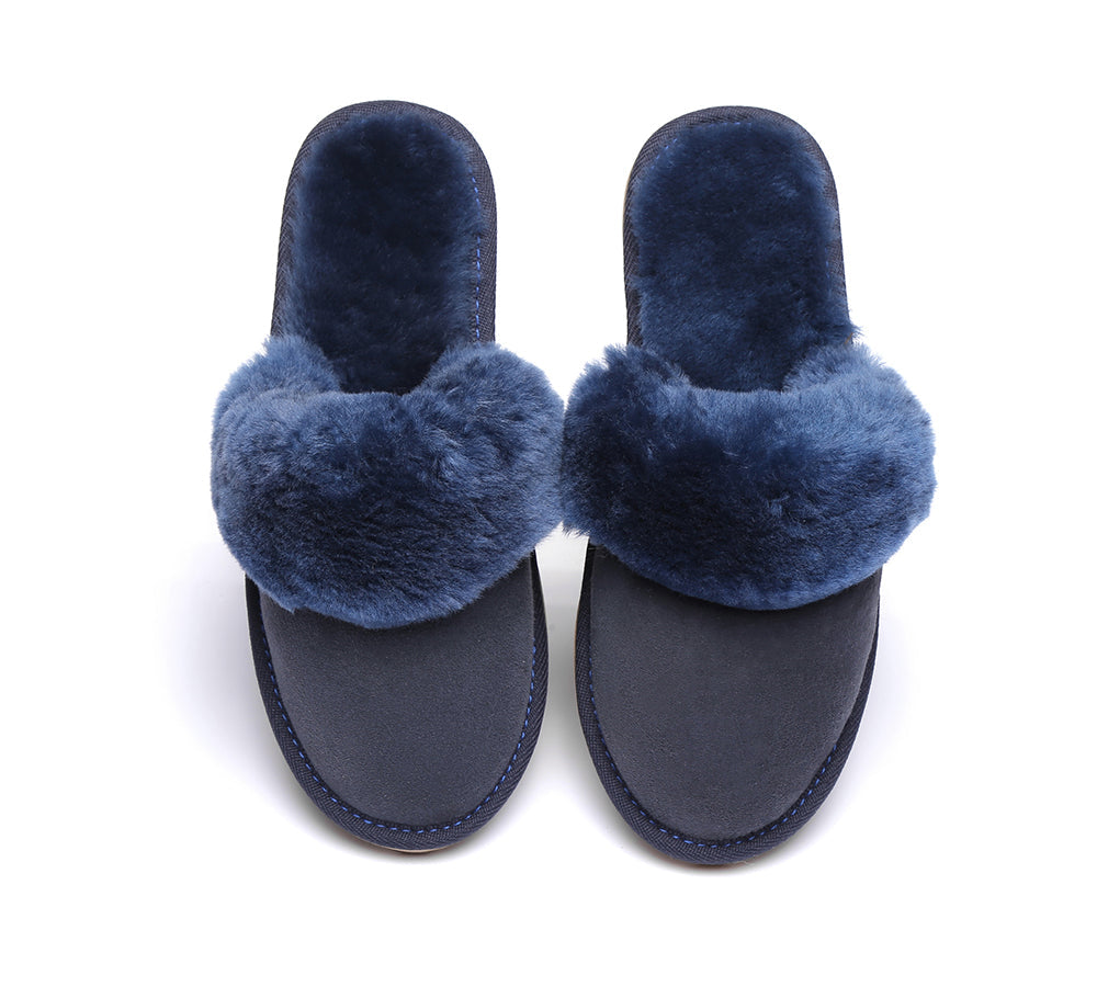 UGG Slippers - Australian Made Sheepskin Collar Scuff Unisex Urban