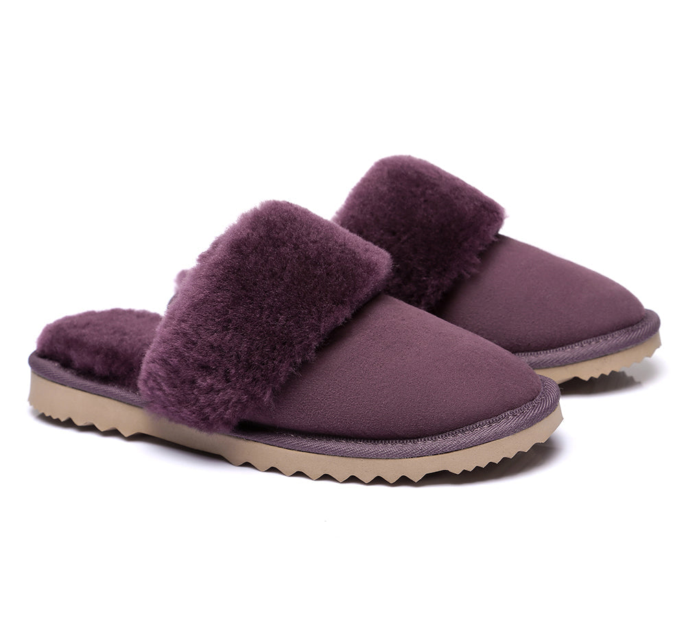 UGG Slippers - Australian Made Sheepskin Collar Scuff Unisex Urban