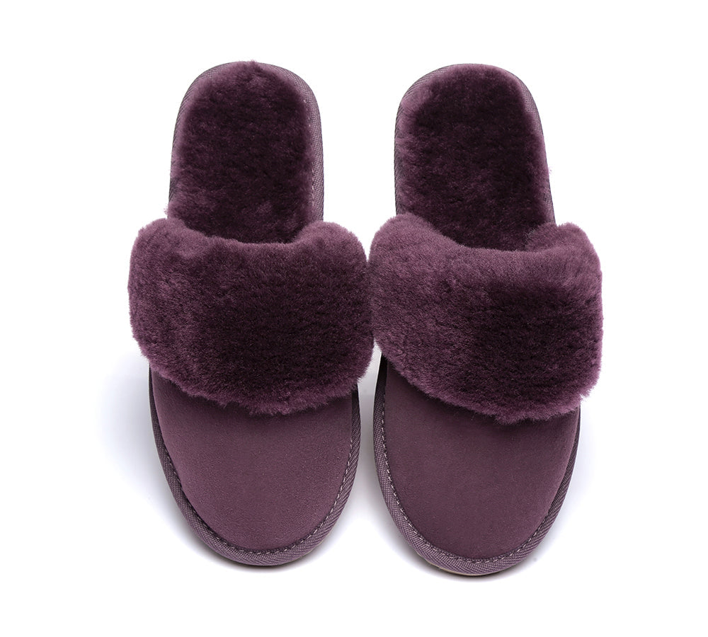 UGG Slippers - Australian Made Sheepskin Collar Scuff Unisex Urban